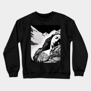 Sleeping Mountain Crewneck Sweatshirt